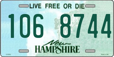 NH license plate 1068744
