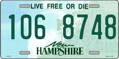NH license plate 1068748