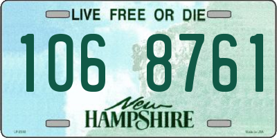 NH license plate 1068761