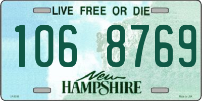 NH license plate 1068769