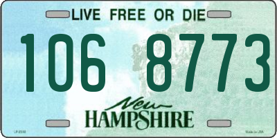 NH license plate 1068773