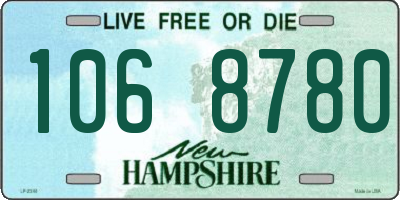 NH license plate 1068780