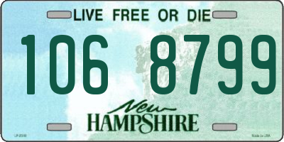 NH license plate 1068799