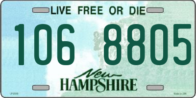 NH license plate 1068805