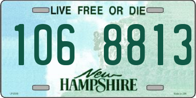 NH license plate 1068813