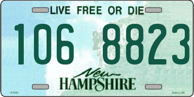 NH license plate 1068823
