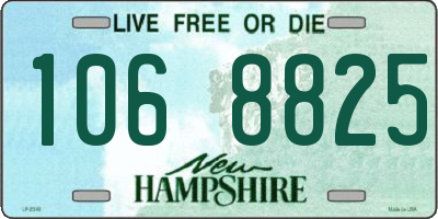 NH license plate 1068825