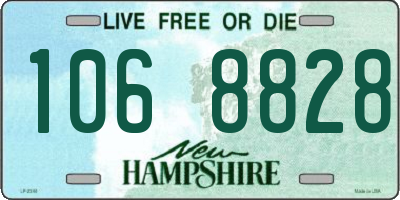 NH license plate 1068828