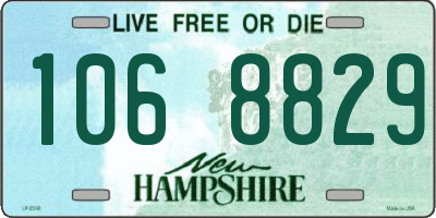 NH license plate 1068829