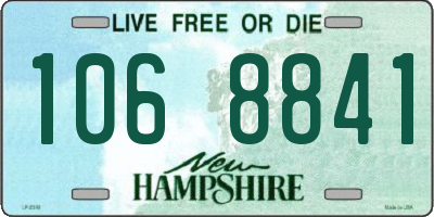 NH license plate 1068841