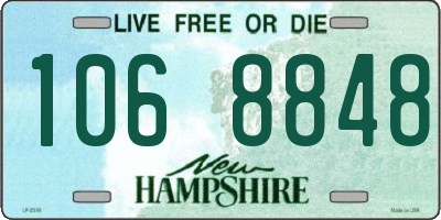 NH license plate 1068848