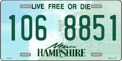 NH license plate 1068851