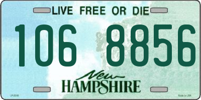 NH license plate 1068856