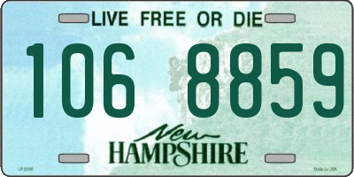 NH license plate 1068859