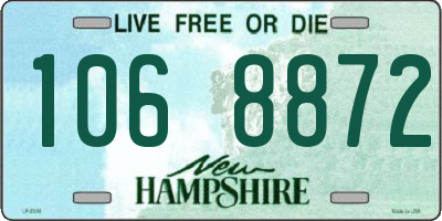 NH license plate 1068872