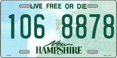 NH license plate 1068878