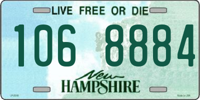 NH license plate 1068884