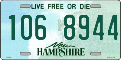 NH license plate 1068944