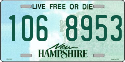 NH license plate 1068953