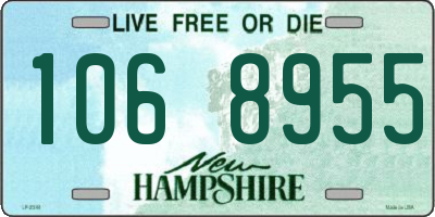NH license plate 1068955
