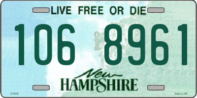 NH license plate 1068961