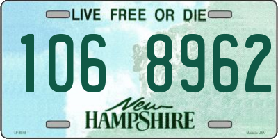 NH license plate 1068962