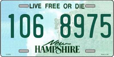 NH license plate 1068975