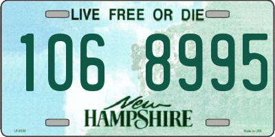 NH license plate 1068995