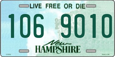 NH license plate 1069010