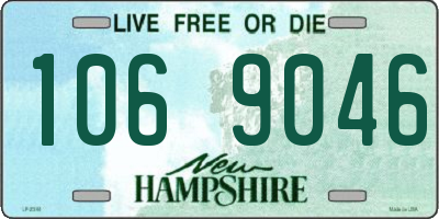 NH license plate 1069046