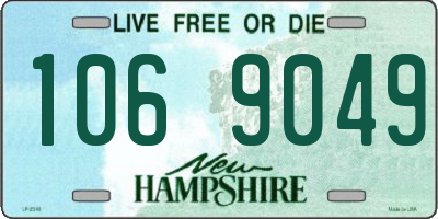 NH license plate 1069049