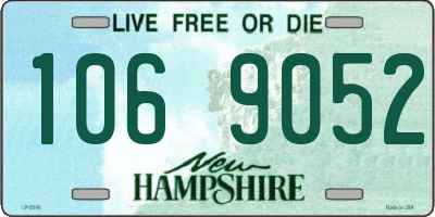 NH license plate 1069052