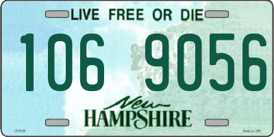 NH license plate 1069056