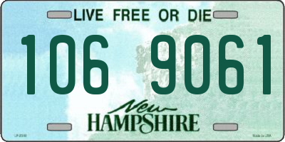 NH license plate 1069061