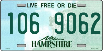 NH license plate 1069062