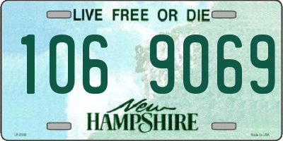 NH license plate 1069069