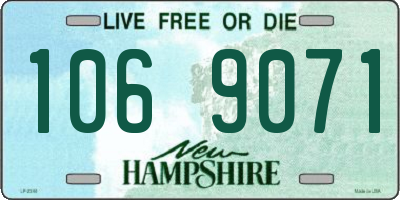 NH license plate 1069071