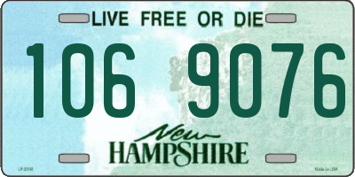 NH license plate 1069076
