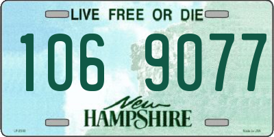 NH license plate 1069077