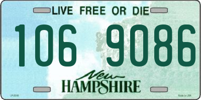 NH license plate 1069086