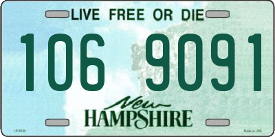 NH license plate 1069091