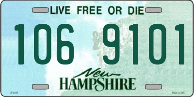 NH license plate 1069101