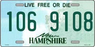 NH license plate 1069108