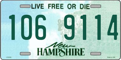 NH license plate 1069114