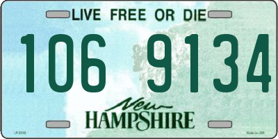 NH license plate 1069134