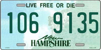 NH license plate 1069135