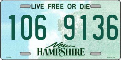 NH license plate 1069136