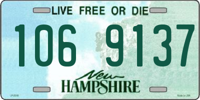 NH license plate 1069137