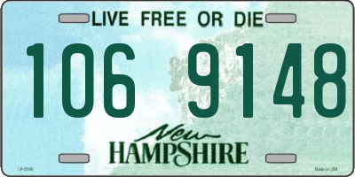 NH license plate 1069148