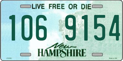 NH license plate 1069154